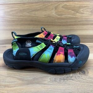 Keen Newport Retro Tie Dye Mens 10 Sandals Outdoor Waterproof Hiking Trail Sport